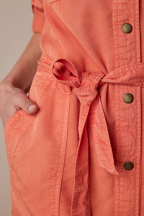 CARGO DRESS BREEZY TENCEL REDS 5