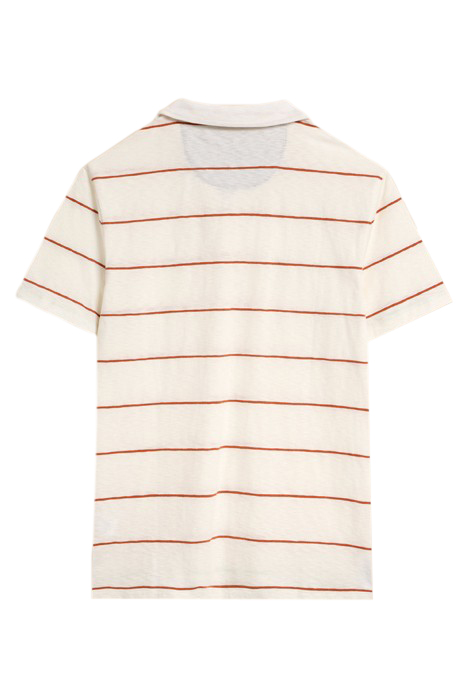 JACQUARD STRIPE POLO NATURAL 4