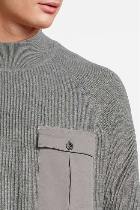 S.OLIVER PULLOVER GREY/BLACK 4