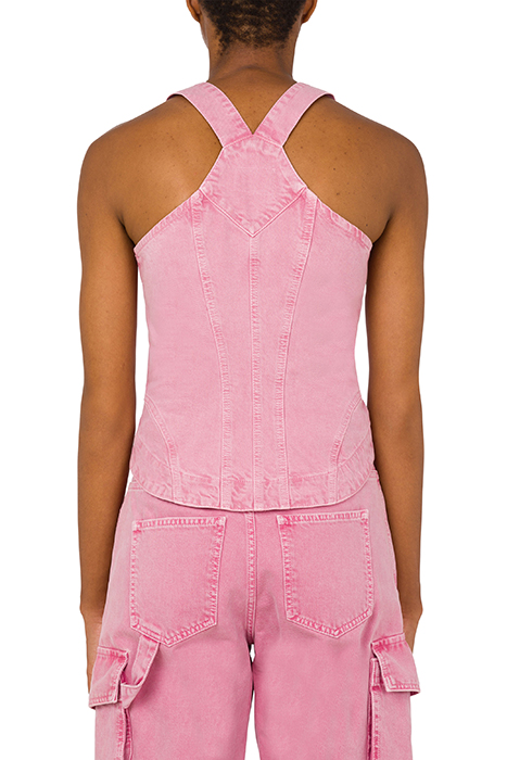 GARMENT-DYED BULL TOP PINK 2