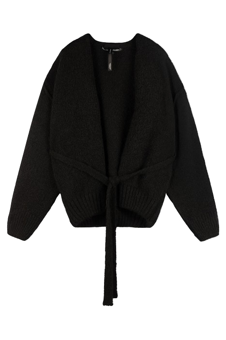SHORT CARDIGAN ALPACA BLACK 3