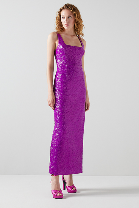 DR WINTER SEQUIN MAXI VIOLET 5