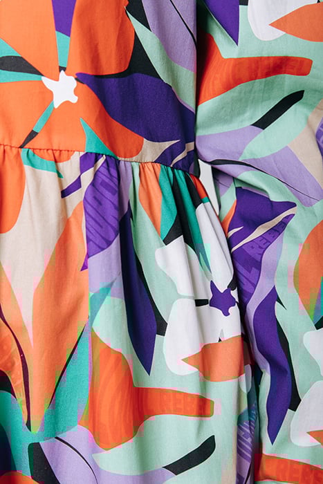 VIANNE BIG FLOWER MAXI DRESS MULTICOLOR 9