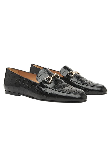 MARINA LOAFER W/ HARDWARE BLACK 2