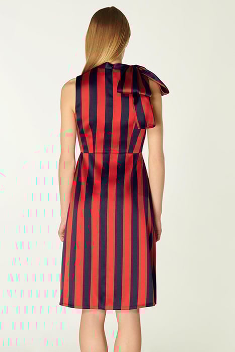 DR TIGGY STRIPED BOW NAVY MULTI 2