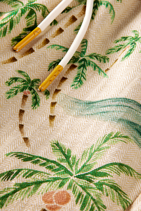 BOYS ALL-OVER PRINTED LINEN BLEND DRESSED SHORTS COMBO B 9