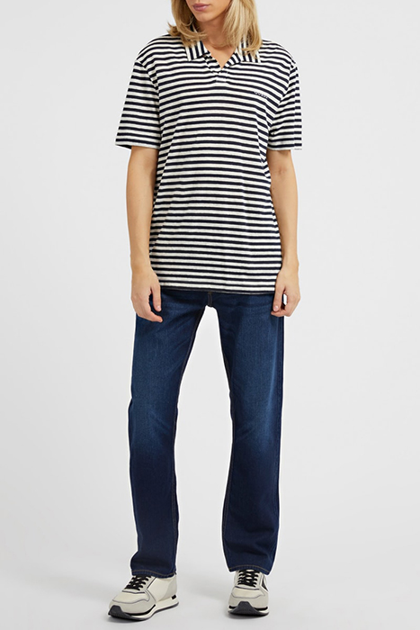 SS GUESS EMBRO STRIP NAVY AND STONE STRIP 3