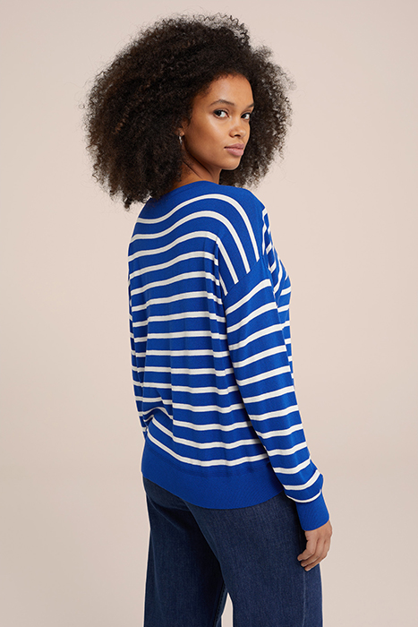 KNITTED PULLOVER COBALT BLUE 2