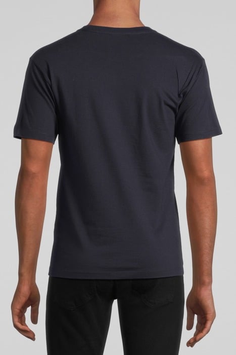 TEE SHIRT MANCHE COURTE PRINT TETE DE MORT POITRINE NAVY 2