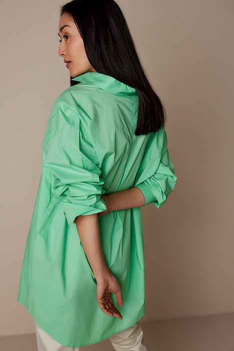 BLOUSE POPLIN CLASSIC GREENS 2