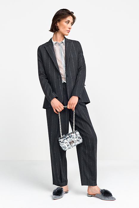 SEQUIN MINI BAG SILVER 2