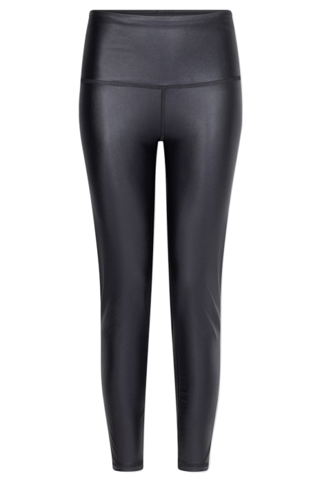 METALLIC YOGA LEGGINGS BLACK 3