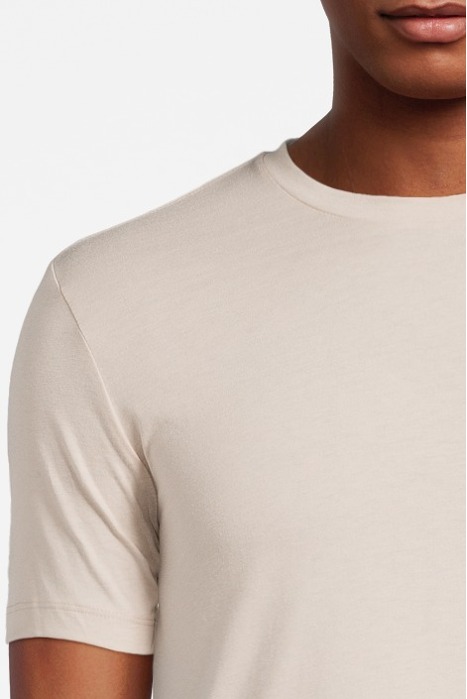 DAWSON CREW NECK JERSEY T-SHIRT STONE - OUTLET PRICE 4