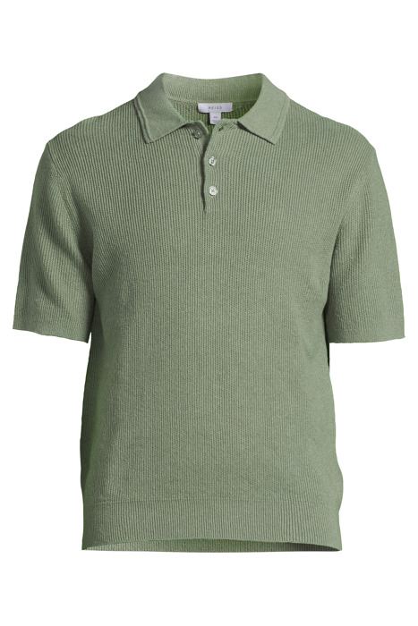 GEORGE KNITTED T-SHIRT SAGE GREEN - OUTLET PRICE 3