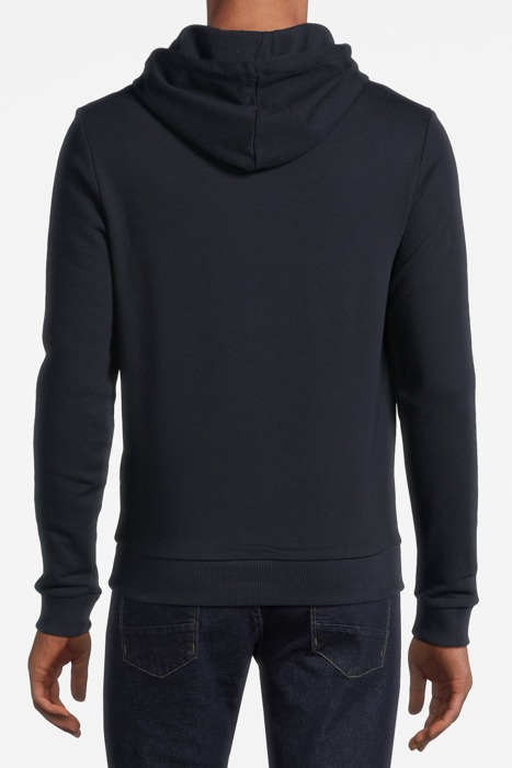 BRAYDON HOODED COTTON SWEATSHIRT NAVY - OUTLET PRICE 2