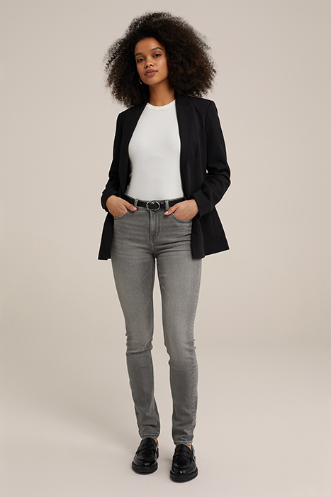 5-POCKET MID WAIST GREY 3