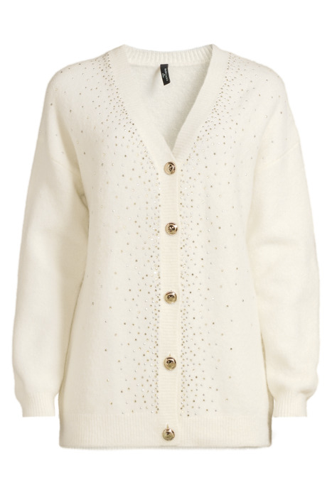 JODIE EMBELLISHED PALE CARDIGAN PEARL 3