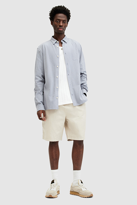 LOVELL LS SHIRT SKYLINE GREY 3