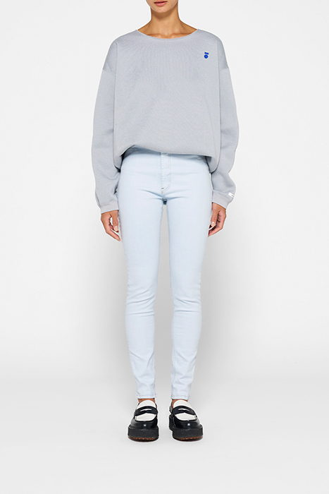 HIGH RISE SKINNY JEANS ICE BLUE 2