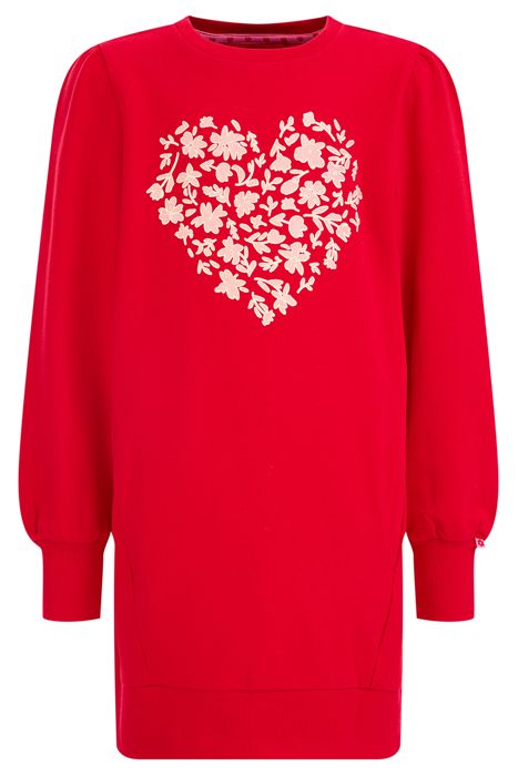 DRESS MID LENGTH RED 3