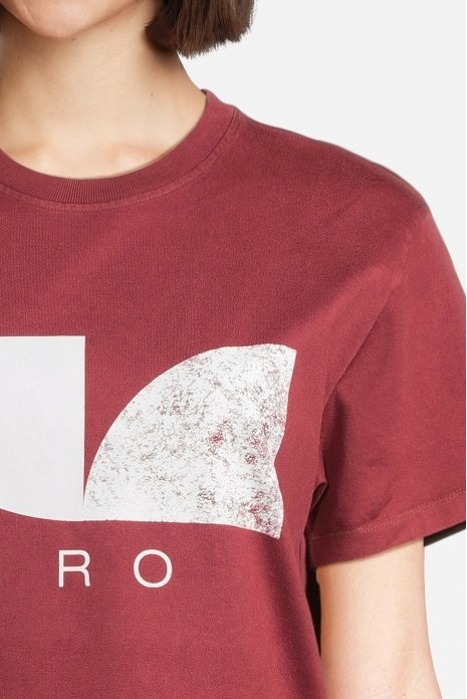 DACHI T-SHIRT IN RUST RED 4