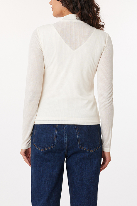SHEER MOCKNECK EGGNOG 2