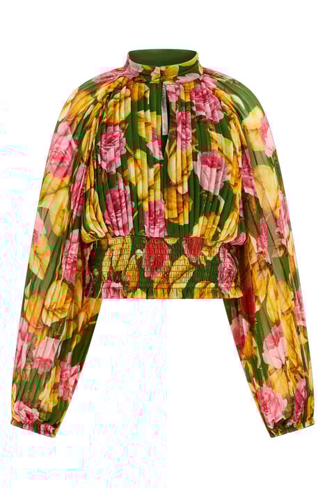 GUESS ECO LS BIANCA PLEATED TO ROSES GARDEN 1