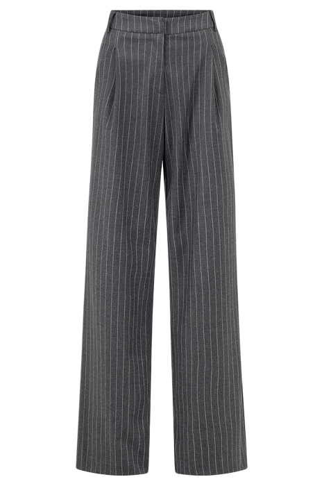 CARA PINSTRIPE PANTS GREY MELANGE 3
