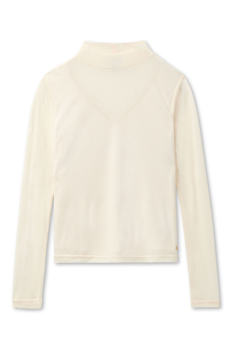 SHEER MOCKNECK EGGNOG 3