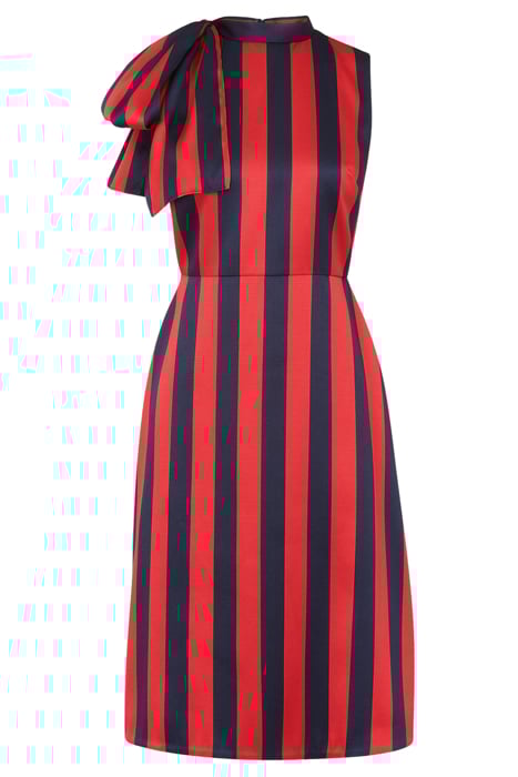 DR TIGGY STRIPED BOW NAVY MULTI 3