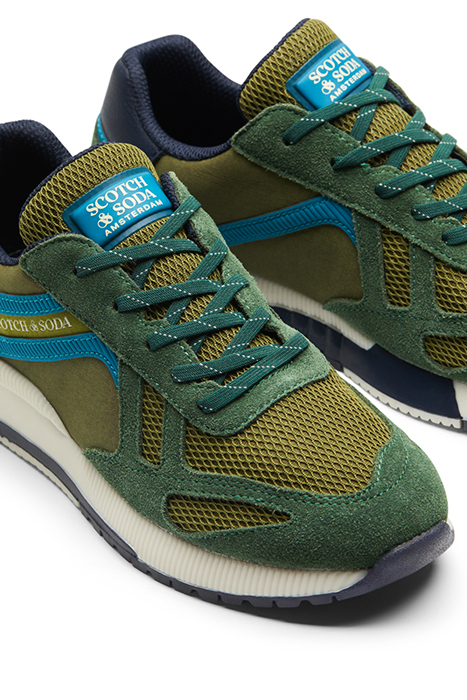 BOYS VIVEXIO SNEAKER MULTI ARMY 6