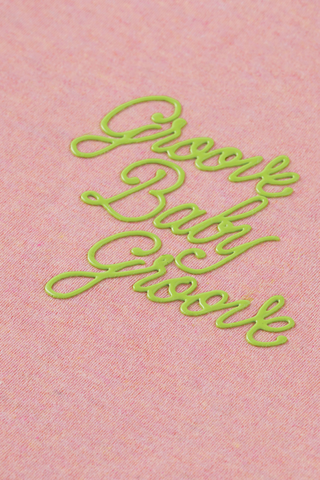 GIRLS RELAXED-FIT CHEST ARTWORK SWEATSHIRT PINK MELANGE 3