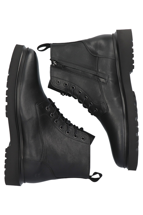 BLACKSTONE - BRODY AG314 BLACK - LACE-UPS BLACK 10