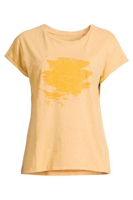 TEE BLUE DAZE COTTON SLUB JERSEY YELLOWS 3