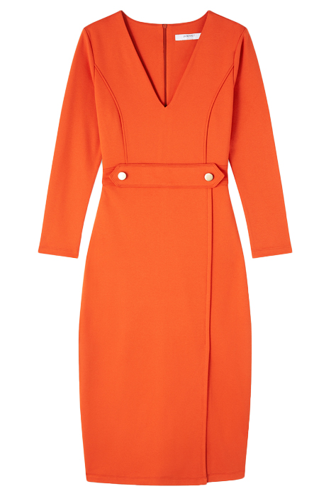 DR SARAH JERSEY DRESS ORANGE 4