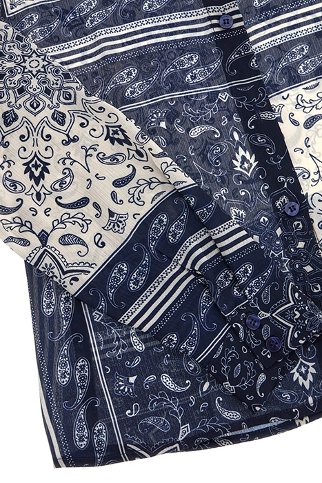 LS NEW GEORGIE SHIRT SASHIKO SQUARE BANDA 9