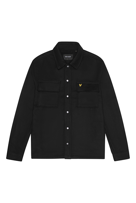BRUSHED OVERSHIRT JET BLACK 4