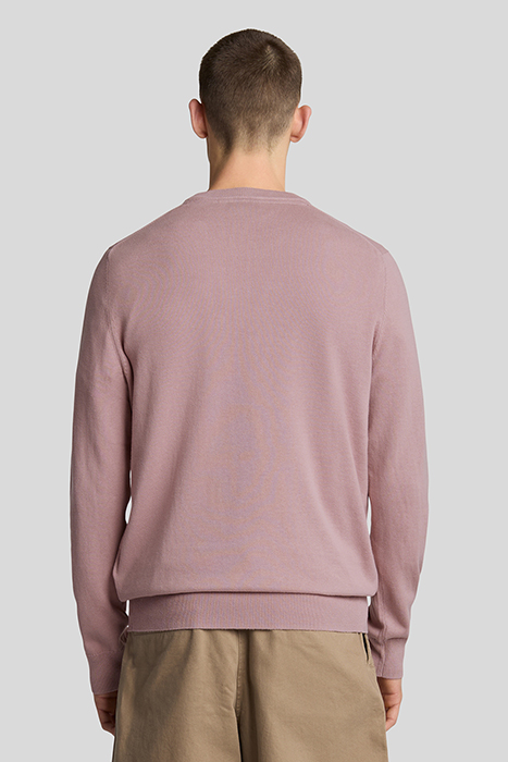 COTTON CREW NECK JUMPER FIELD THISTLE 2