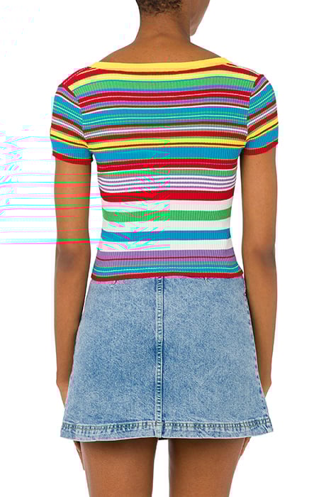 MULTICOLOR KNITWEAR IN VISCOSE MULTICOLOR 2