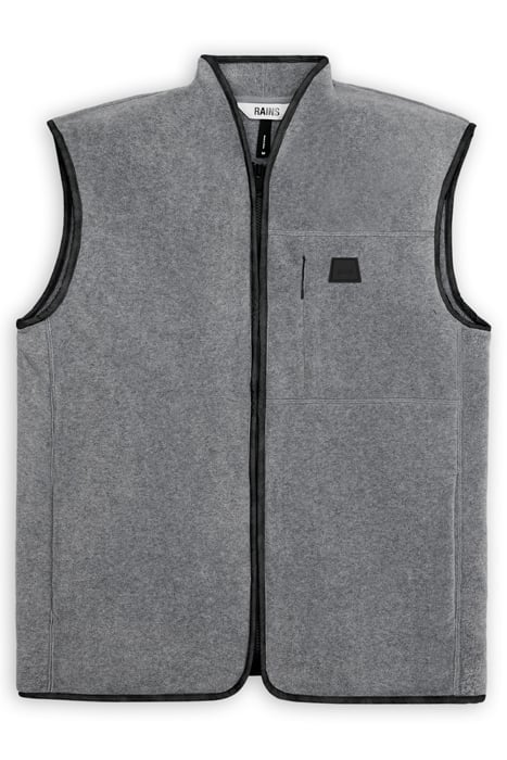 UNISEX DURBAN FLEECE VEST T1 DARK GREY MELANGE 3