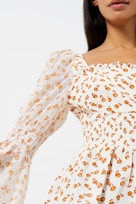 FRANCINE CALLIE DP SMCK BLOUSE WHITE 4