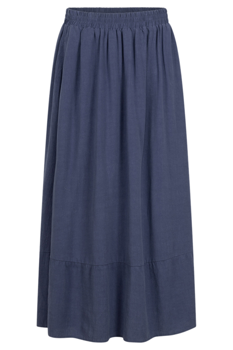 SKIRT WOVEN LONG BLUE INDIGO 3