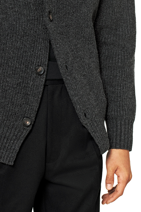 DARK GREY MERINO CARDIGAN DARK GREY 5