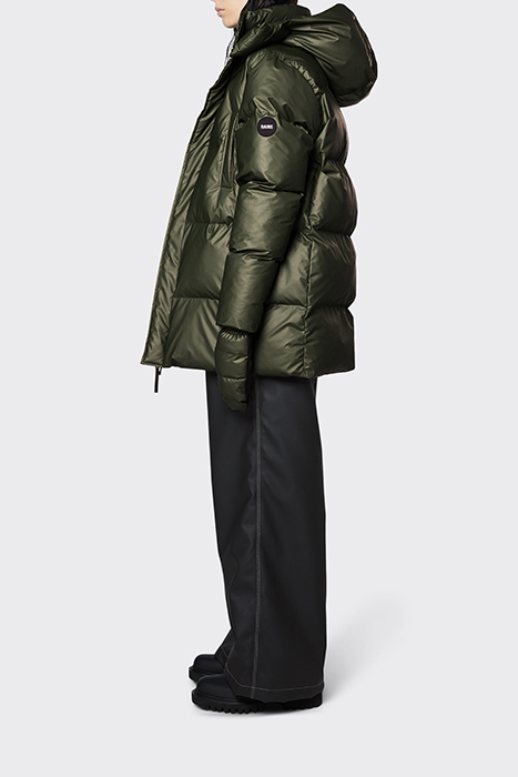 UNISEX BOXY PUFFER PARKA EVERGREEN 6