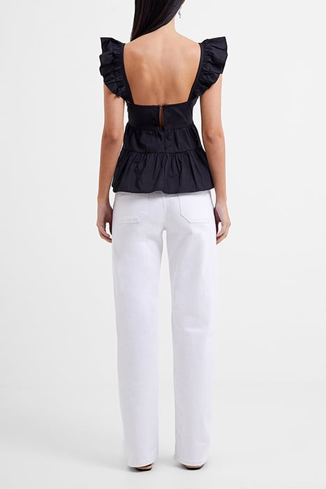 RHODES CONSC POPLIN TIERED CAM BLACK 2