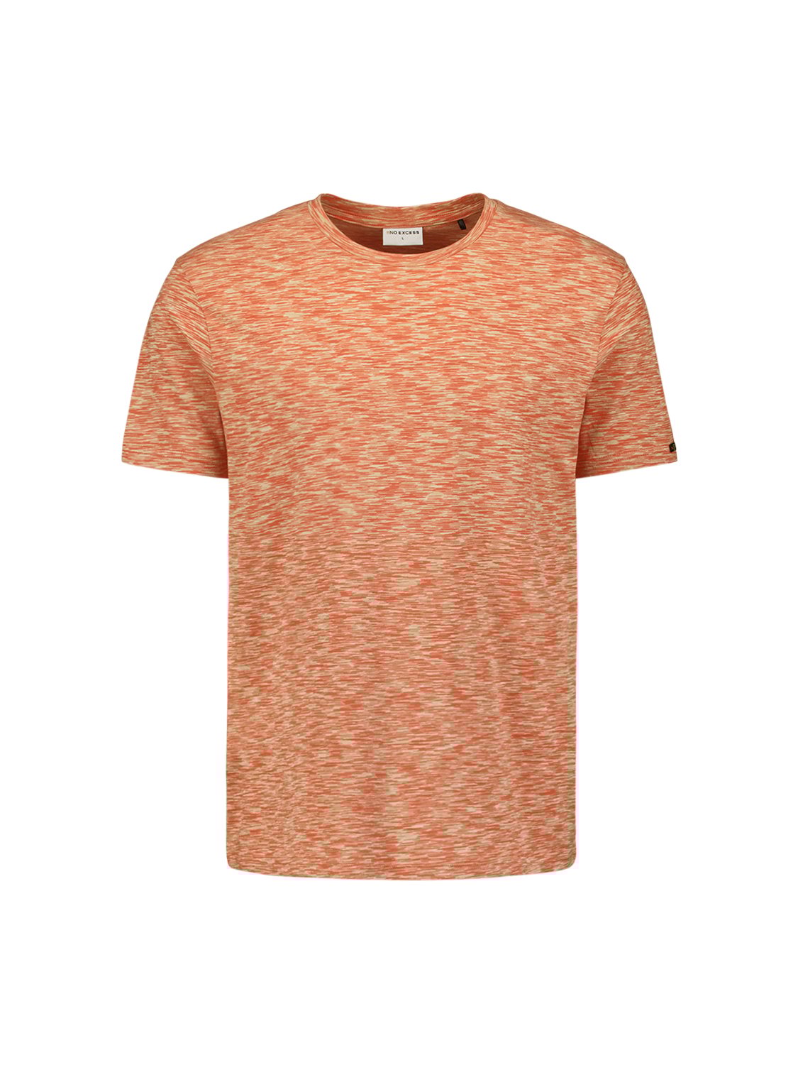 T-SHIRT CREWNECK MULTI COLOURED MELANGE STRIPES MELON 4