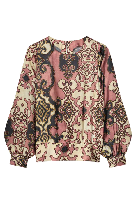 TOP LONG SLEEVES ORNAMENT PRINT ANTIQUE PINK 3