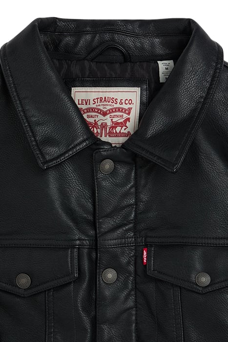 LSERELAXFIT LEATHER & BIKER JACKET BLACK 9