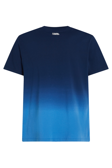 DEGRADE DIP DYE LOGO TSHIRT BLACK IRIS 2