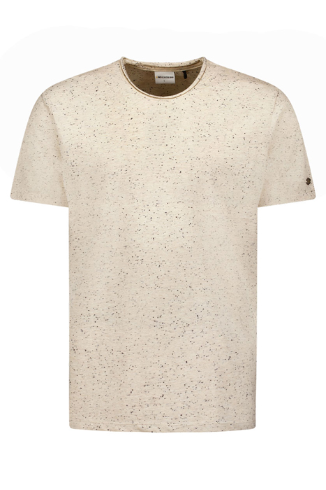 T-SHIRT CREWNECK MELANGE CREAM 4